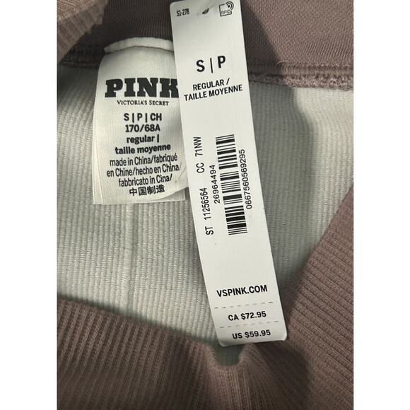 NWT Victoria's Secret Pink Winter Seamless Classic Leggings Iced Coffee Small - Picture 7 of 8
